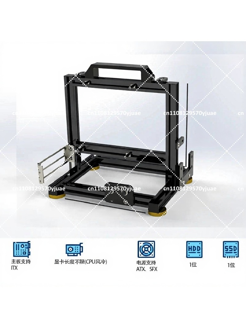 アルミ製オープンエアPCテストベンチフレーム、ATX/MAT - Aluminum Open Frame Test Bench Water Cooling のレビューと価格