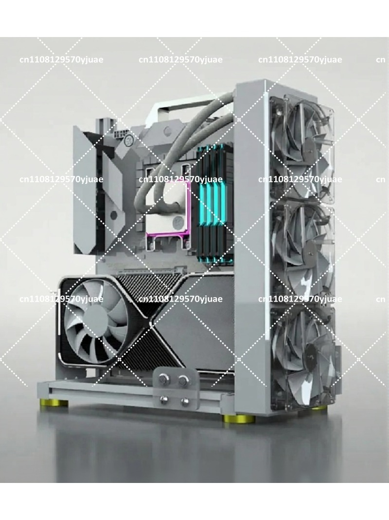 アルミ製オープンエアPCテストベンチフレーム、ATX/MAT - Aluminum Open Frame Test Bench Water Cooling のレビューと価格