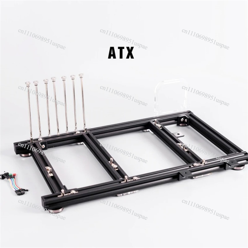 ATX PC テストベンチ アルミニウム合金コンピューターケ - Aluminum Open Frame Test Bench Water Cooling のレビューと価格