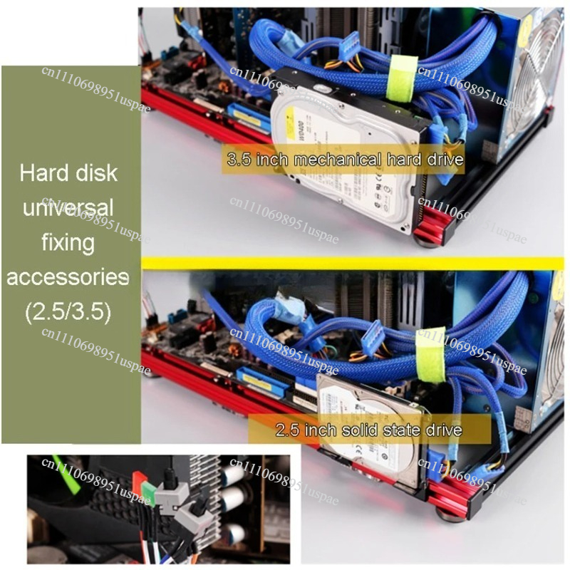 ATX PC テストベンチ アルミニウム合金コンピューターケ - Aluminum Open Frame Test Bench Water Cooling のレビューと価格